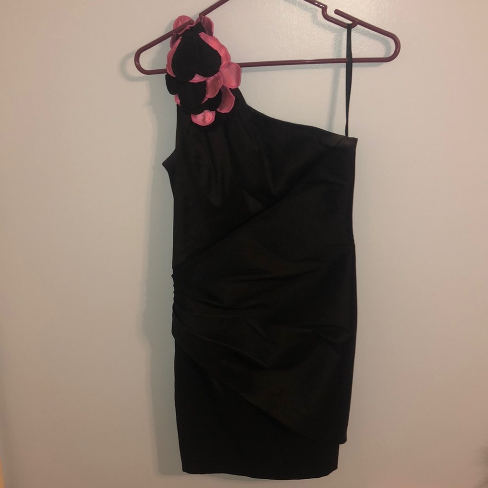 Black tight dress